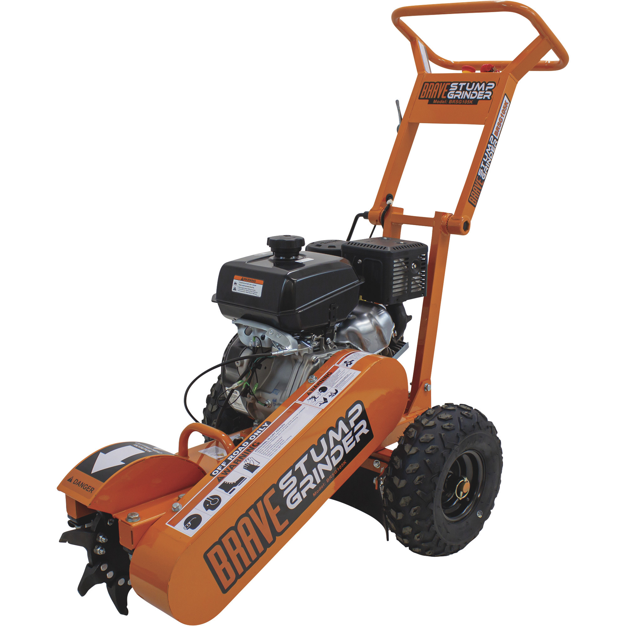 BravePro Stump Grinder, Kohler CH440 Engine 14 HP, Model# BRSG105K